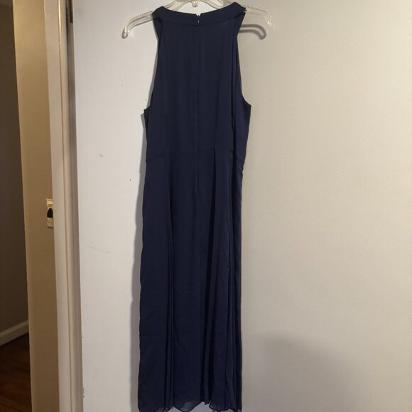 Tommy Hilfiger Navy Blue Nautical Chiffon dress size 14 - Picture 6 of 16